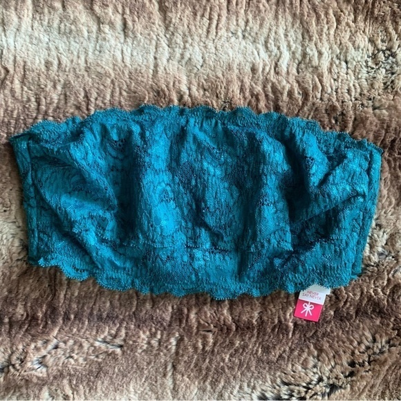 Cosabella Never Say Never Bandeau Bra Flirtie Blue Curacao - Picture 2 of 6